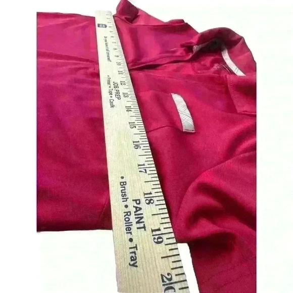 Pebble Beach Performance Women's Medium Collared Dark Pink Golf Shirt | Polo - Picture 7 of 7